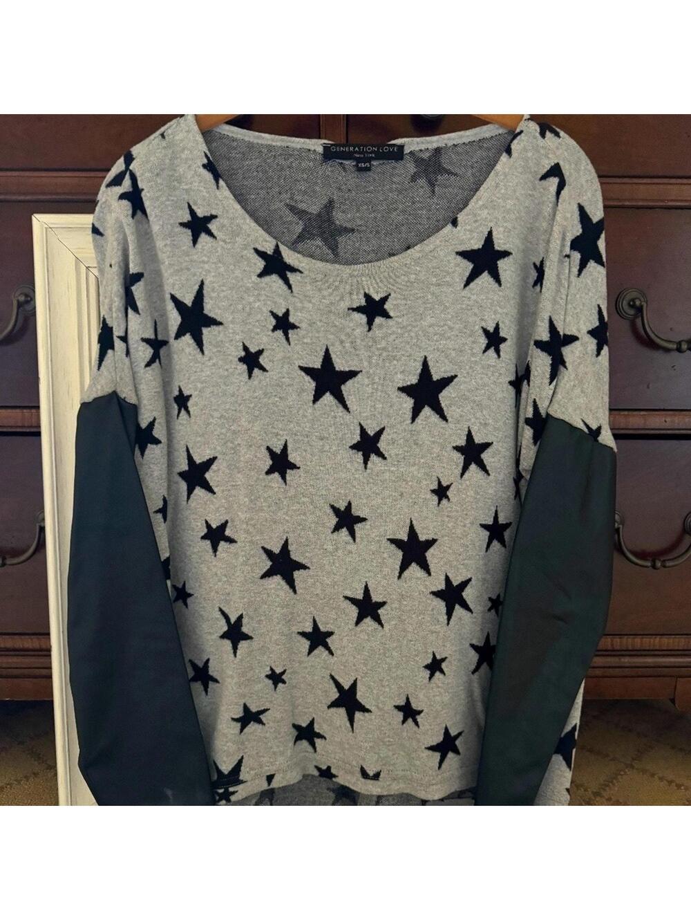 Bobo Star-Print Sweatshirt by Generation Love XS/S